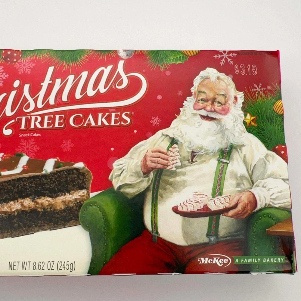 Little Debbie Christmas Tree Cakes Snack Cakes‎ 5 Individually Wrapped Red Box